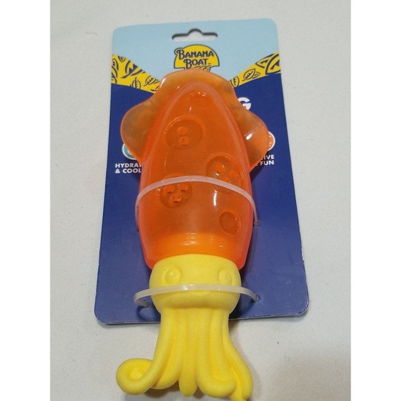 Banana Boat For DOGS Hydration & Cooling Chew Toy - Fill With Water & Freeze NEW - Picture 1 of 4